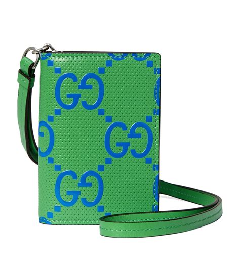 gucci green card holder|Gucci card holder wallet.